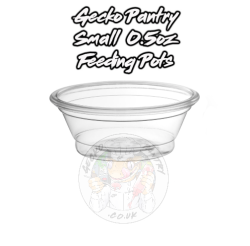 Small 0.5oz Gecko Feeding Pots