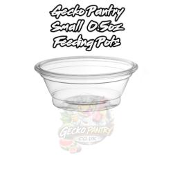 Small 0.5oz Gecko Feeding Pots