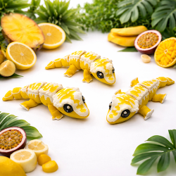 Drippy Yellow Crested Gecko...