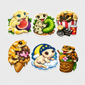 NO:1 CRESTED GECKO STICKER COLLECTION