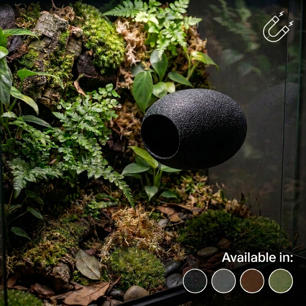 Gecko Pantry - Magnetic Large Gecko Hide