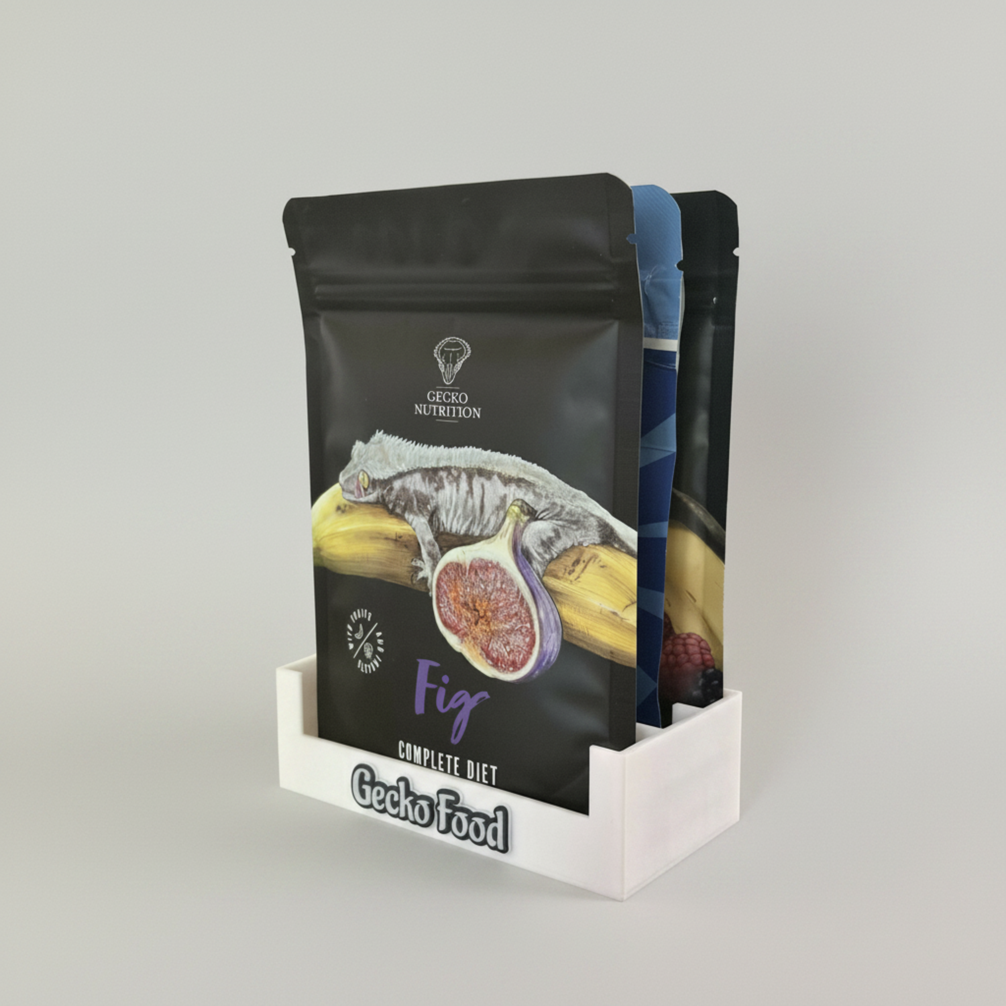 SMALL GECKO FOOD BAGS STORAGE HOLDER