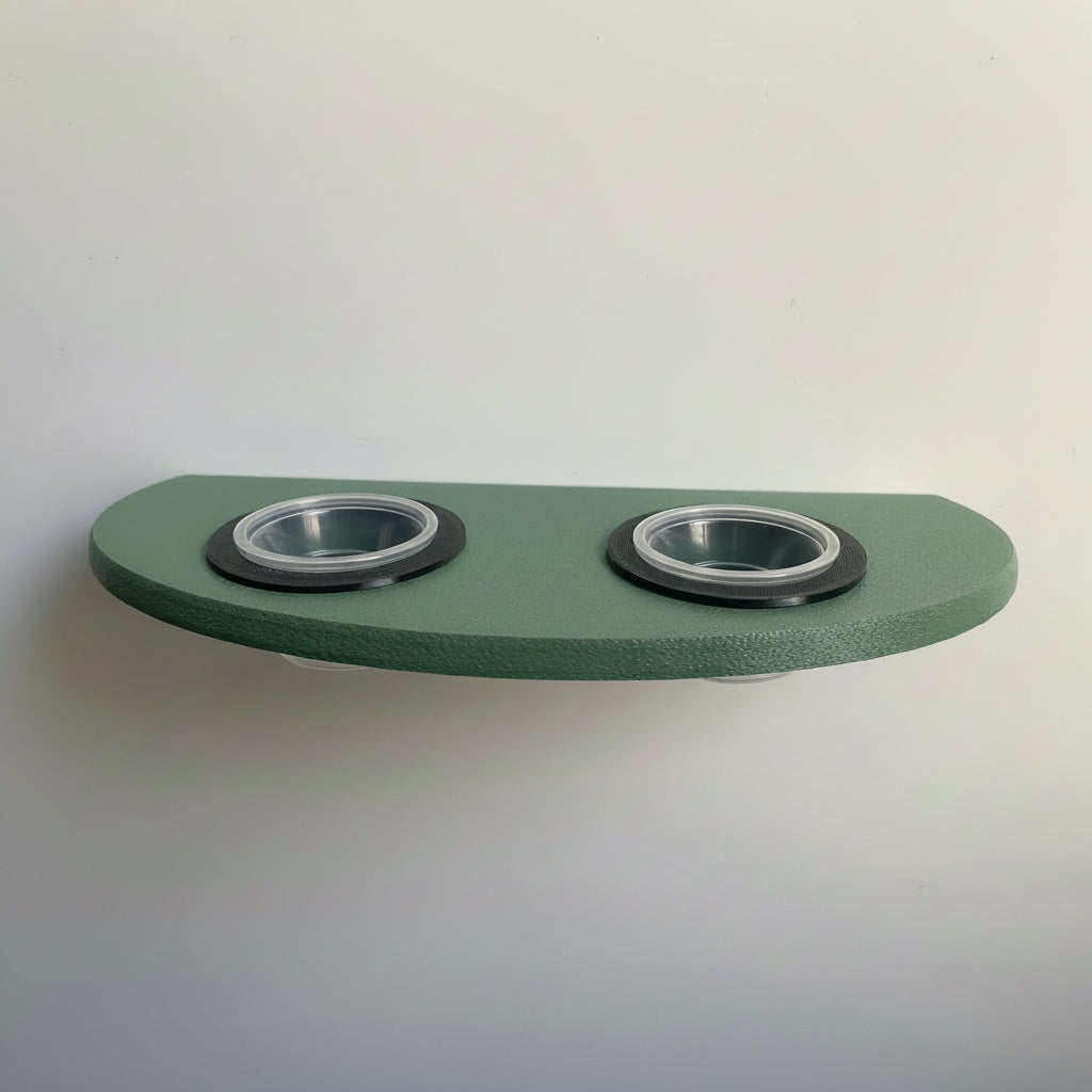 2 x Feeding Bowl Adapter For Gecko Pantry Extra Large Fedding Ledge