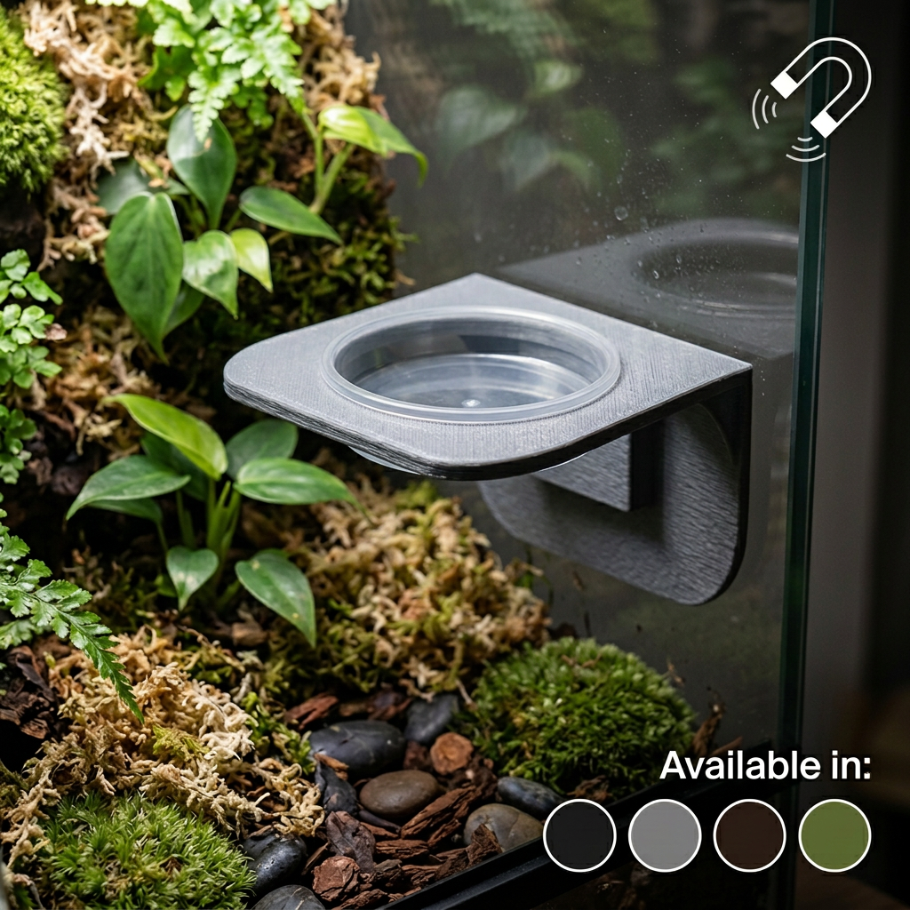 Grey Ledge Shallow Clear Pot