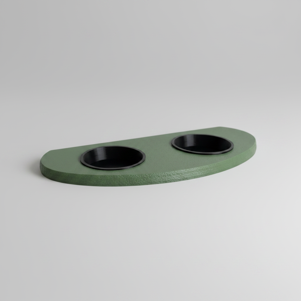 MAGNETIC EXTRA LARGE DUAL GECKO FEEDING LEDGE - INCLUDES 4 REUSEABLE BOWLS